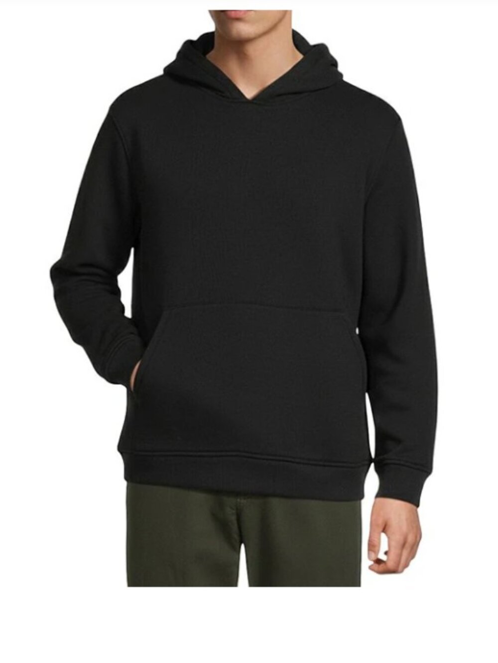 Roundtree & Yorke Long Sleeve Solid Sweatshirt Hoodie